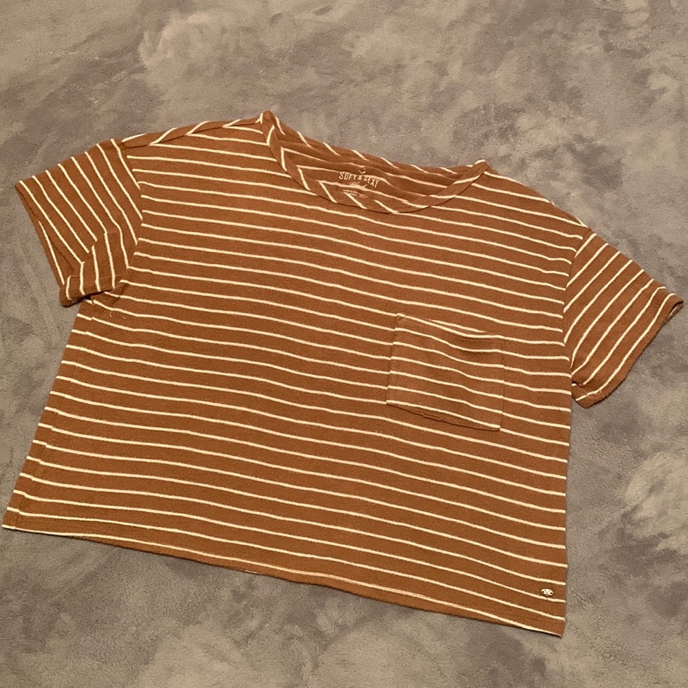American Eagle Cropped Tee